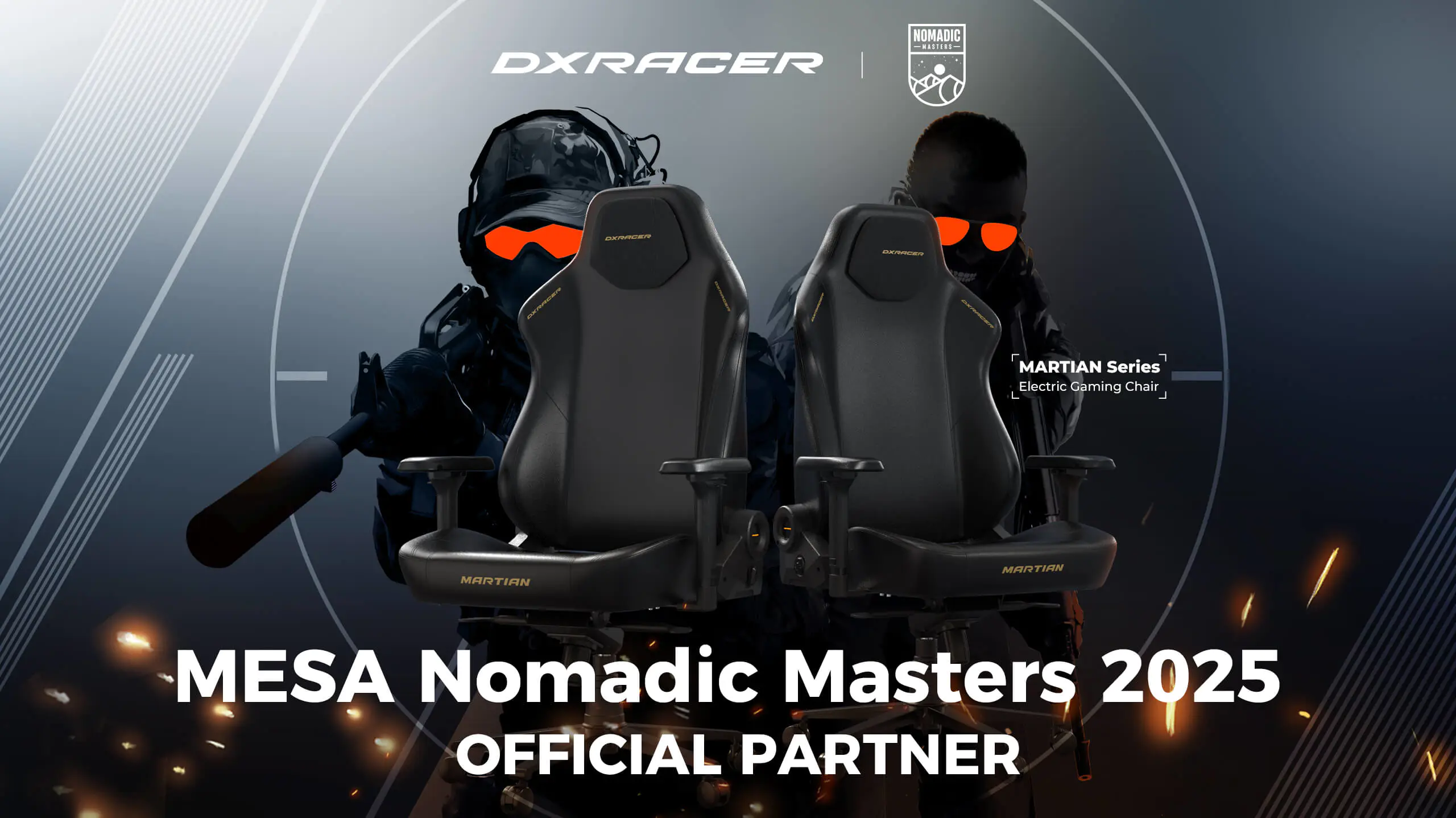 DXRACER Partners with MESA Nomadic Masters Spring 2025 to Elevate Esports Comfort and Performance