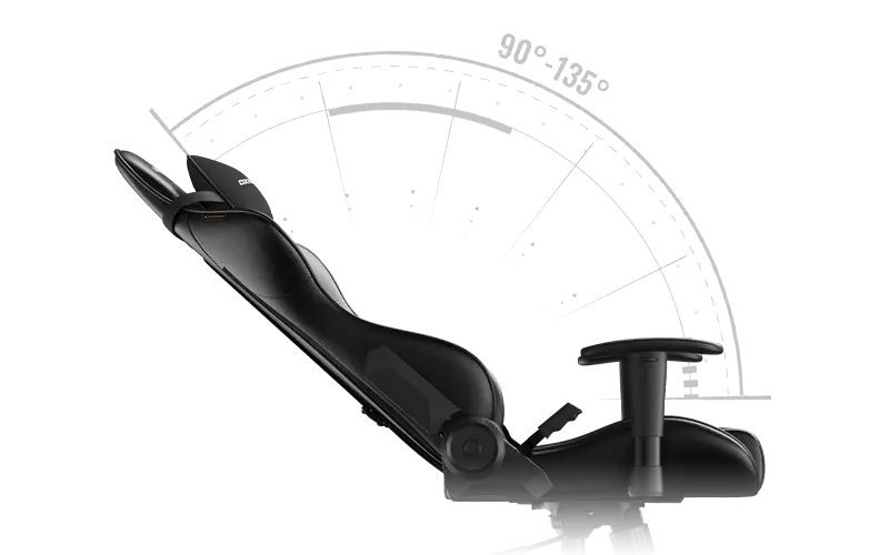  90°~135° Reclining Backrest