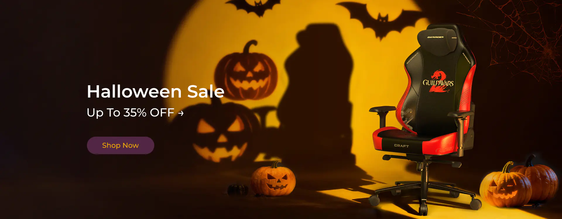 DXRACER Announces 2025 Halloween Event: Enjoy Up to 35% Off Premium Gaming Chairs